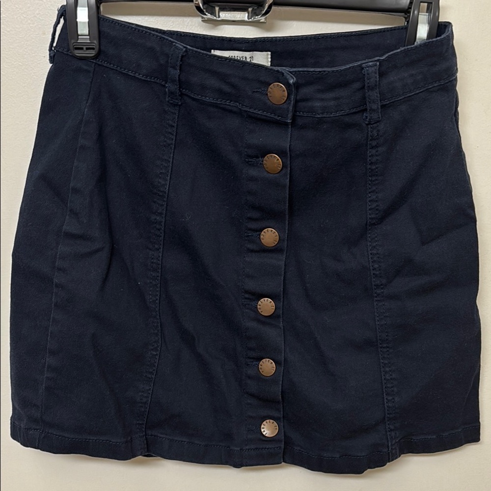 Forever 21 Blue Mini Pencil Skirt Casual